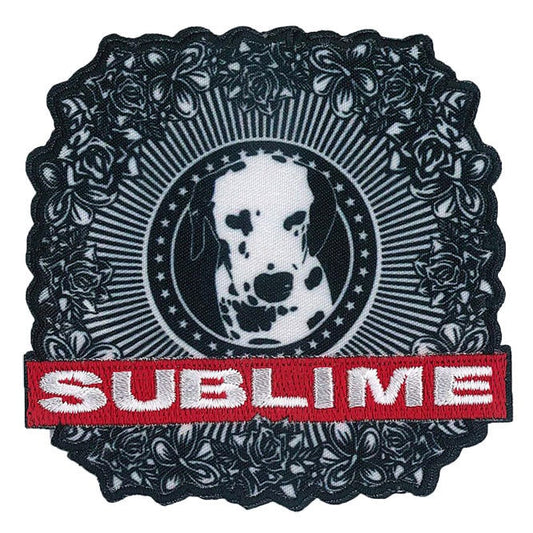SUBLIME Lou Dog Patch - 3.5x3.5 Inch - Embroidered Punk Rock Band Patch Applique Craft Supply