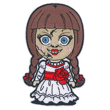 ANNABELLE Doll Patch - 4.3x1.7 Inch - Supernatural Horror Movie Series Embroidered Patch Applique Craft Supply