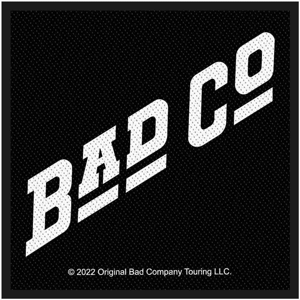 BAD COMPANY  Logo Patch - 4x4 Inch - Bad Company Est. 1973 Logo Embroidered Patch Applique Craft Supply - Officially Licensed