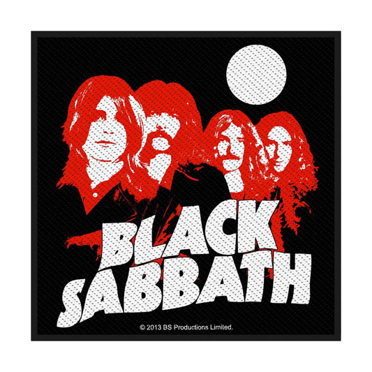 BLACK SABBATH Red Portraits Patch - 4x4 Inch - Black Sabbath Embroidered Patch Applique Craft Supply - Officially Licensed