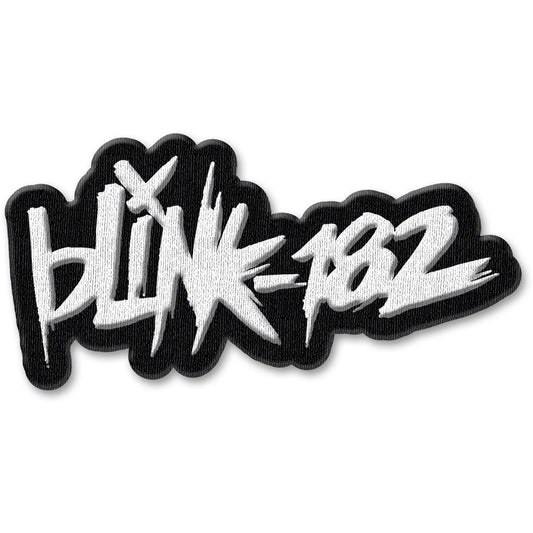 BLINK-182 Scratch Logo Patch - Approx 3 Inch - Blink 182 Embroidered Patch Applique Craft Supply - Officially Licensed