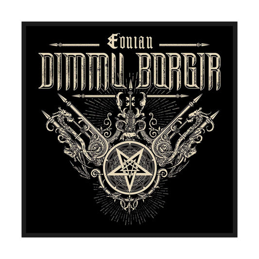DIMMU BORGIR Eonian Patch - Approx 4x4 Inch - Norwegian Metal Band Embroidered Patch Applique Craft Supply - Officially Licensed