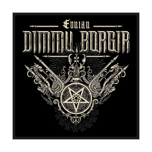 DIMMU BORGIR Eonian Patch - 4x4 Inch - Norwegian Metal Band Embroidered Patch Applique Craft Supply - Officially Licensed