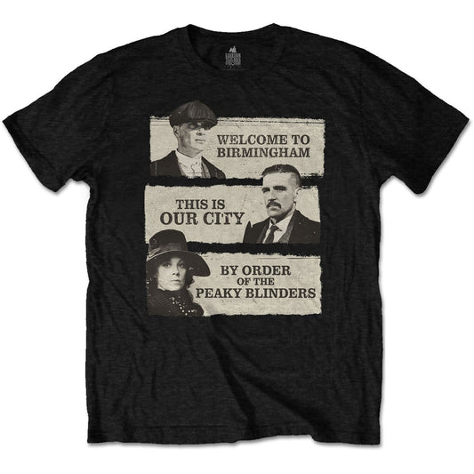 PEAKY BLINDERS This Is Our City T-Shirt Unisex - Made to Order - T-Shirt For Men and Women - Thomas Shelby Birmingham TV Series