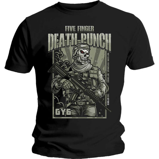 Five Finger Death War Soldier Kill T-Shirt Unisex - Made to Order - T-Shirt For Men and Women - Music Metal Rock Band Concert Shirt
