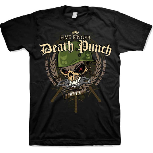 Five Finger Death War War Head T-Shirt Unisex - Made to Order - T-Shirt For Men and Women - Music Metal Rock Band Concert Shirt