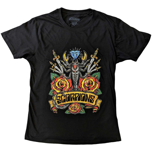 SCORPIONS Traditional Tattoo T-Shirt Unisex - Made to Order - T-Shirt For Men and Women - Music Metal Rock Band Concert Shirt