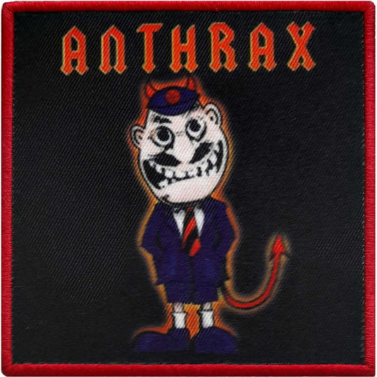 ANTHRAX TNT Cover Patch - 3x3 Inch - Anthrax TNT Cover Embroidered Patch Applique Craft Supply - Officially Licensed
