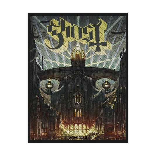 GHOST Meliora Patch - 3x4 Inch - Swedish Rock Band Embroidered Patch Applique Craft Supply - Officially Licensed