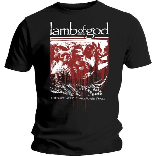 LAMB OF GOD Enough is Enough T-Shirt Unisex - Made to Order - T-Shirt For Men and Women - Music Metal Rock Band Concert Shirt