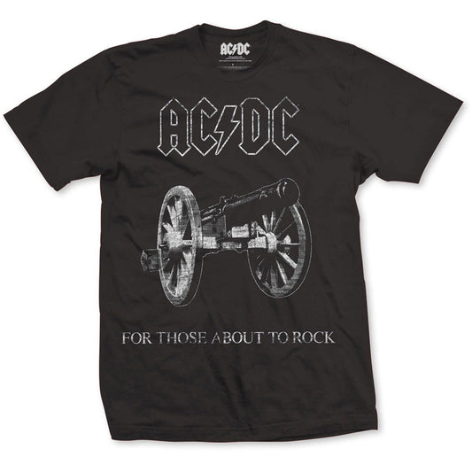AC/DC Those About to Rock T-Shirt Unisex - Made to Order - ACDC T-Shirt For Men and Women - Music Rock Band Concert Shirt