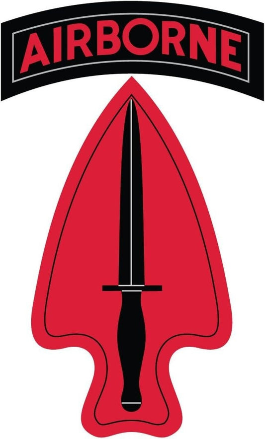 Special Operations Command (Airborne) Combat Vinyl Decal Sticker - United States ARMY Military Decal Sticker Car Truck Window Craft Supply