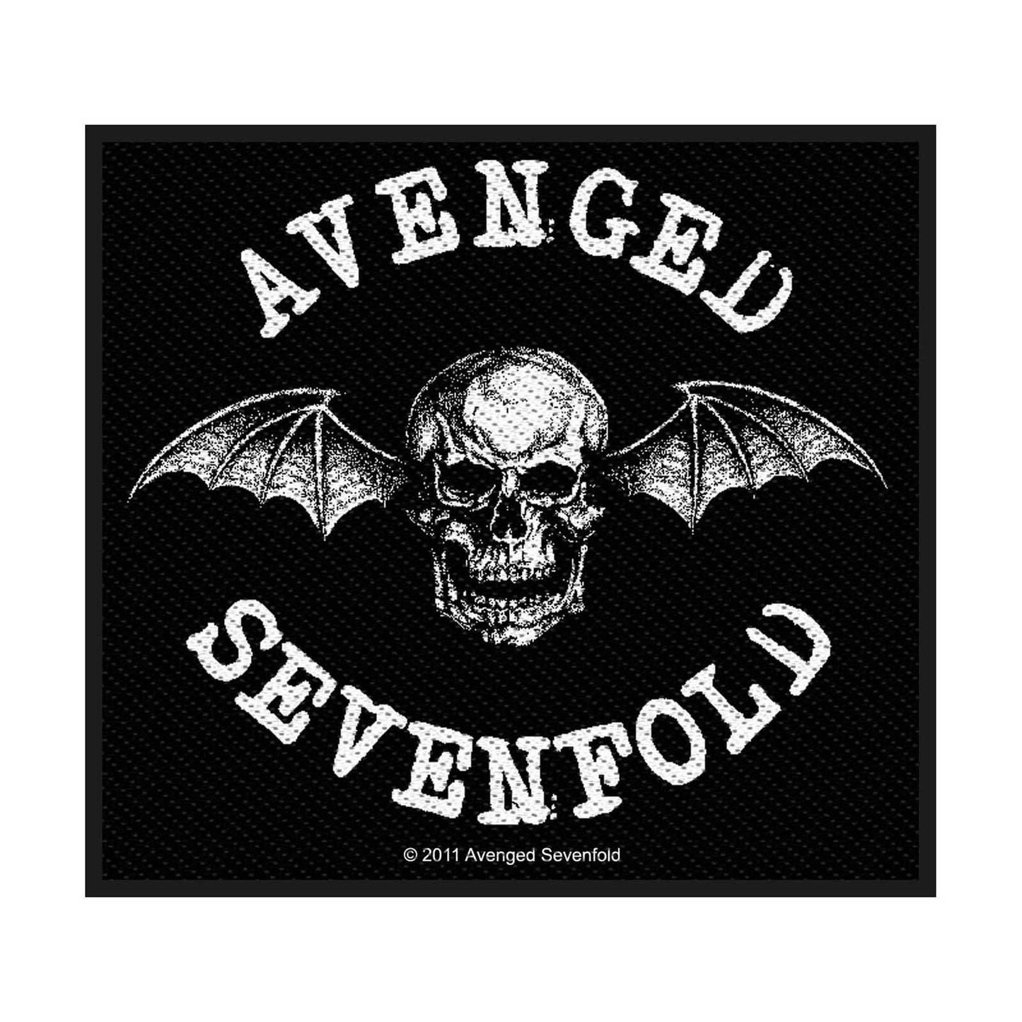 AVENGED SEVENFOLD Death Bat Patch - 4x4 Inch - Avenged Sevenfold Death Bat Embroidered Patch Applique Craft Supply - Officially Licensed