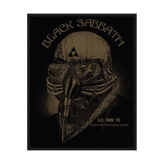 BLACK SABBATH US Tour 1978 Patch - Approx 4x3 Inch - Black Sabbath Embroidered Patch Applique Craft Supply - Officially Licensed