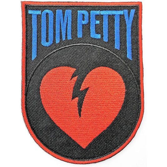 TOM PETTY Patch - 4X3 Inch - Tom Petty The Heartbreakers Heart Break Embroidered Patch Applique Craft Supply - Officially Licensed