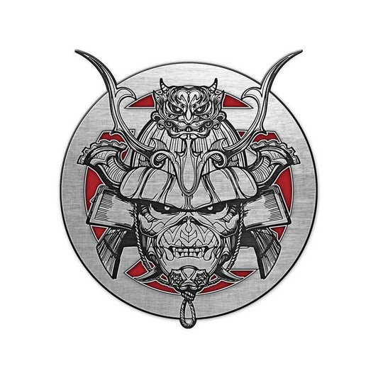 IRON MAIDEN Enamel Metal Pin Badge - Approx 1 Inch - Iron Maiden Senjutsu - Pinback Badge Button Lapel With Butterfly Clutch Attachment