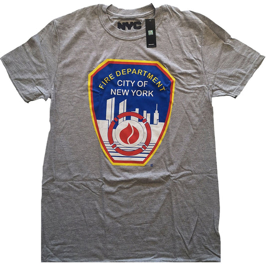 FDNY New York Fire Dept Logo T-Shirt Unisex - Made to Order - T-Shirt Men Women - Firefighter City of New York Badge - Officially Licensed