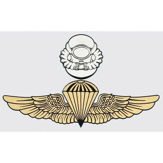 Marines Force Recon Vinyl Decal Sticker - 5.75x3.75 Inch - United States Marines Scuba Clear Decal Car Truck Window Vehicle Military