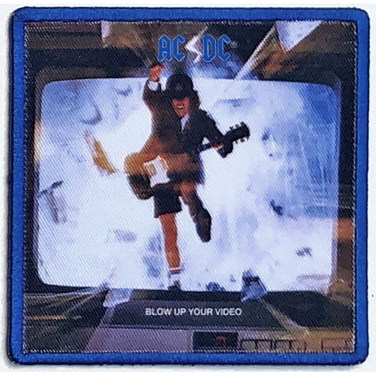 ACDC Blow Up Patch - 3.4x3.4 Inch - AC/DC Blow Up Your Video Album Embroidered Patch Applique Craft Supply - Officially Licensed!