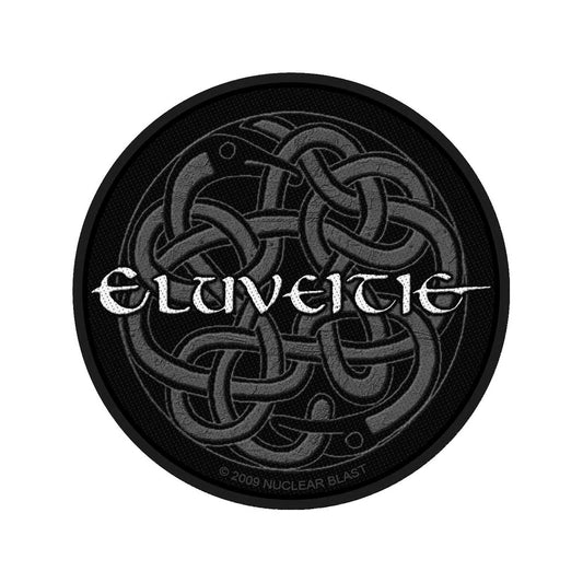 ELUVEITIE Patch - 3.75 Inch - Eluveitie Celtic Knot Swiss Folk Metal Band Embroidered Patch Applique Craft Supply - Officially Licensed