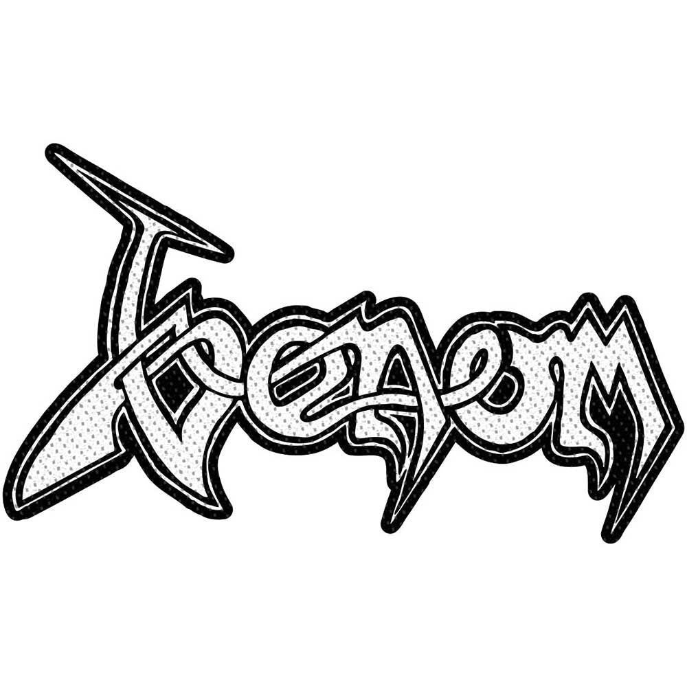 VENOM  Logo Patch - 3x4 Inch - Venom Black Metal Embroidered Patch Applique Craft Supply - Officially Licensed
