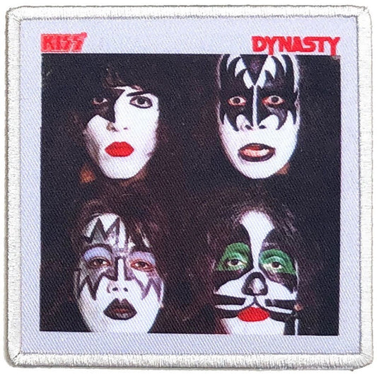 KISS Dynasty Patch - 3.5x3.5 Inch - KISS Dynasty Rock Band Album Cover Embroidered Patch Applique Craft Supply - Officially Licensed