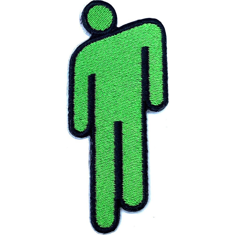 BILLIE EILISH Green Patch - 3x1 Inch - Billie Eilish Singer Blohsh Green Embroidered Patch Applique Craft Supply - Officially Licensed