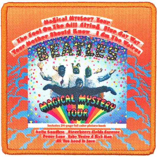 THE BEATLES Patch - 3.25x3.25 Inch - Beatles Magical Mystery Tour Album Cover Embroidered Patch Applique Craft Supply - Officially Licensed
