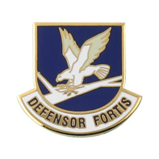 AIR FORCE Defensor Fortis Lapel Pin - 0.87 Inch - USAF Air Force Enamel Pin for Backpack Tie Shirt Trading Button Pinback