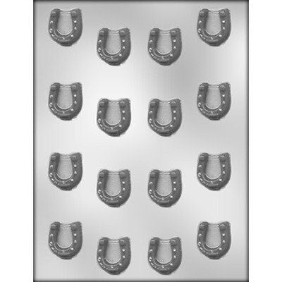 BITE SIZE HORSESHOE Chocolate Candy Mold -- Horse Shoe Mint Good Luck Farm Riding Craft Supply